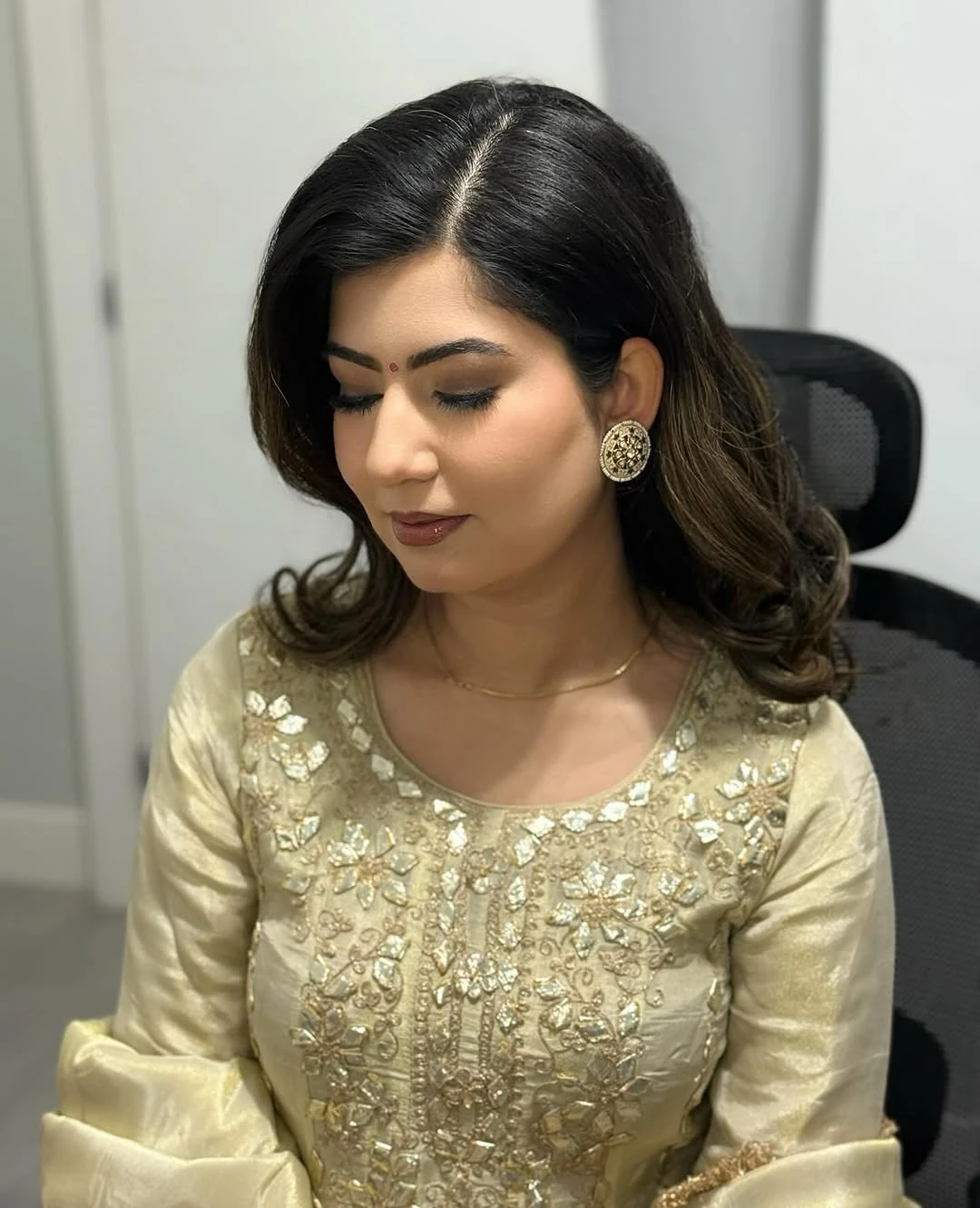 Mehandi Makeup Look 1