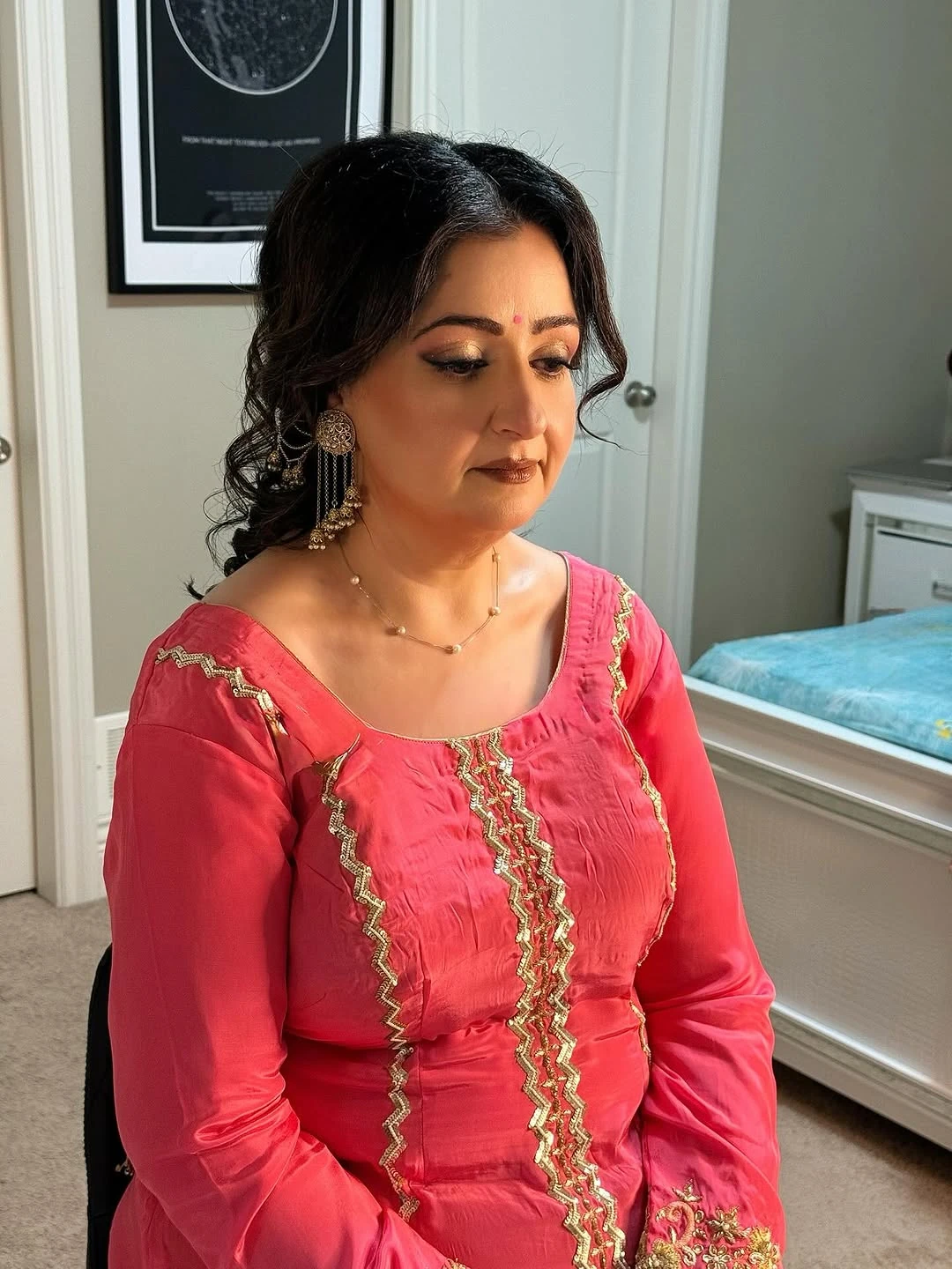 Glamorous Sangeet Makeup