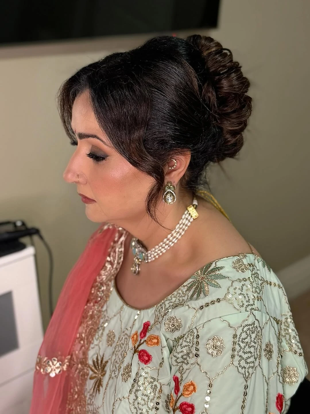 Burgundy Plum Bridal Makeup